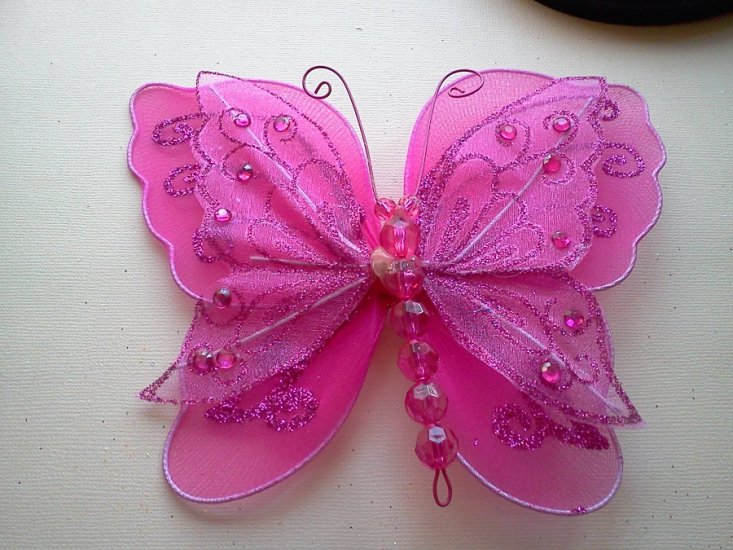 Extra Large Fuschia Butterfly* - Click Image to Close