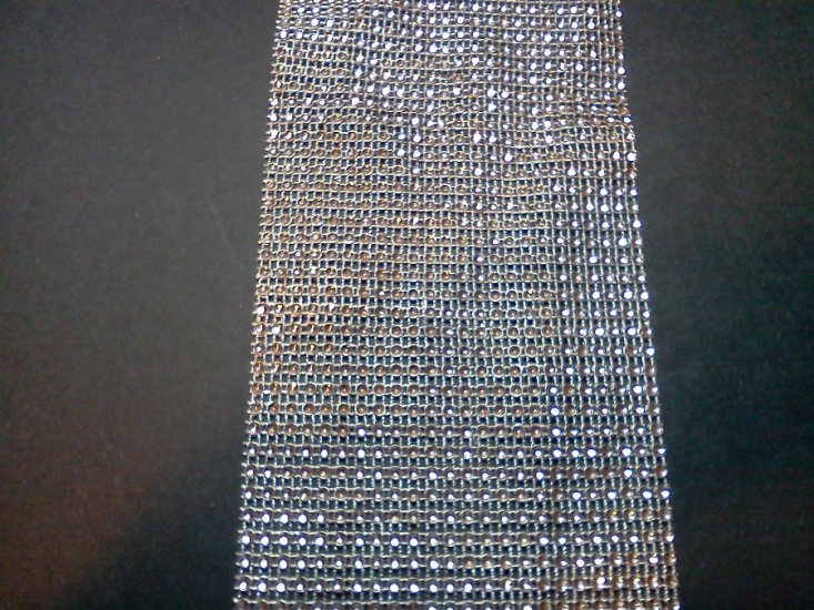 Silver Mesh Bling - Click Image to Close