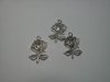 Silver Rose Charms*