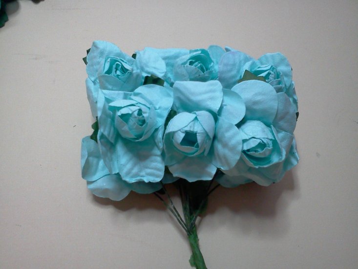 Light Blue Roses* - Click Image to Close