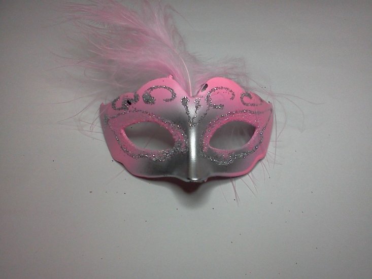 Pink/Silver Mask* - Click Image to Close