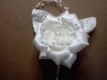 White Fabric Flowers*