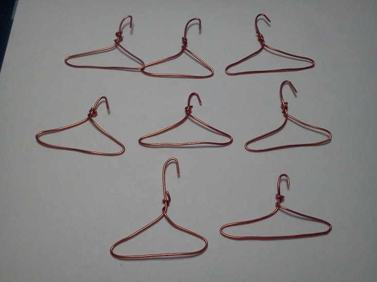 Small Copper Hangers - Click Image to Close