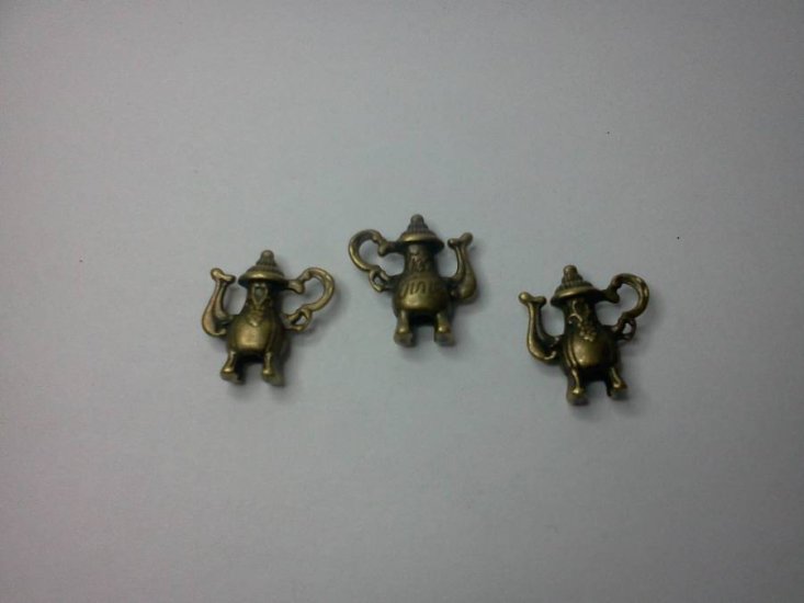 Bronze Teapot Charms* - Click Image to Close