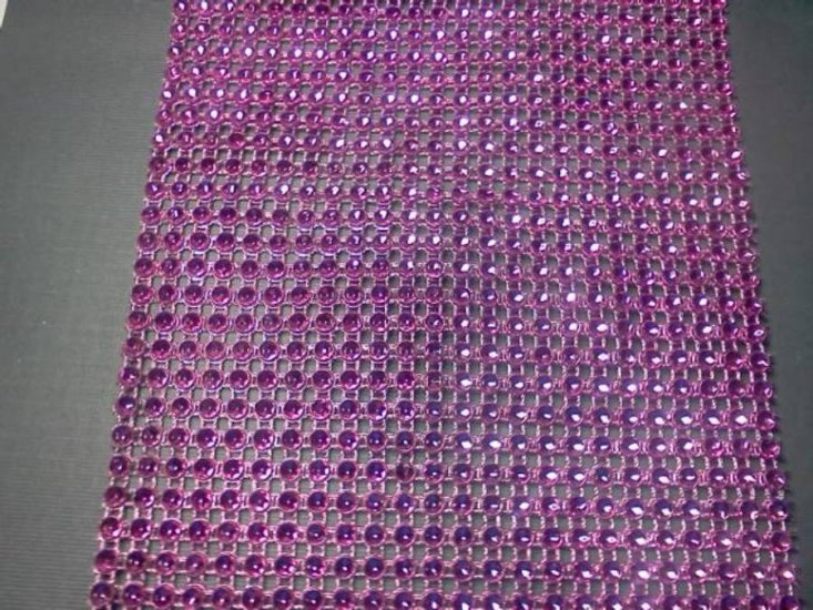 Purple Mesh Bling - Click Image to Close