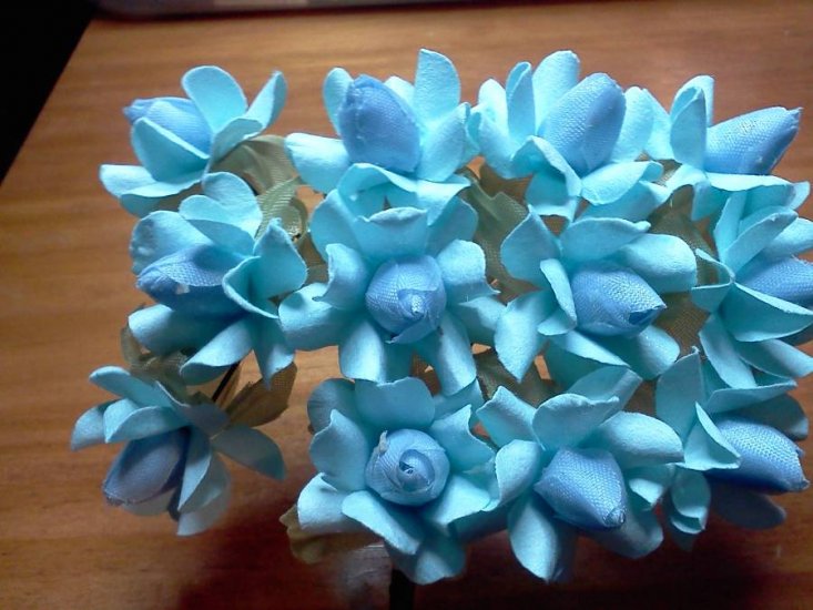 Blue Flowers* - Click Image to Close