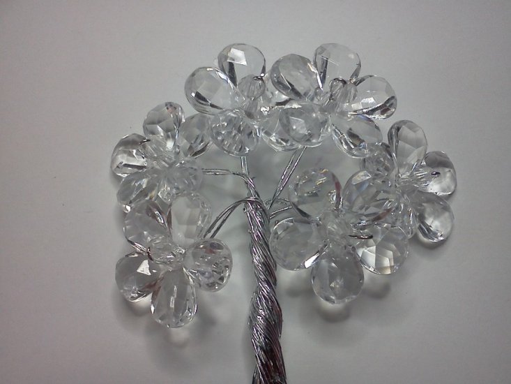 Acrylic Clear Flowers* - Click Image to Close