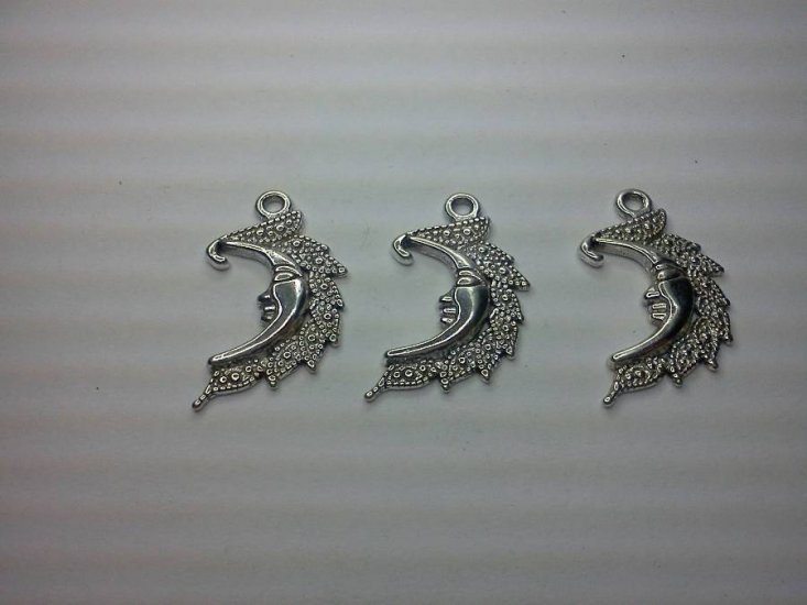 Silver Moon Charms* - Click Image to Close