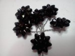 Acrylic Black Flowers Large* - Click Image to Close