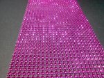 Fuschia Mesh Bling Roll