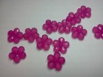 Fuschia Flower Beads*