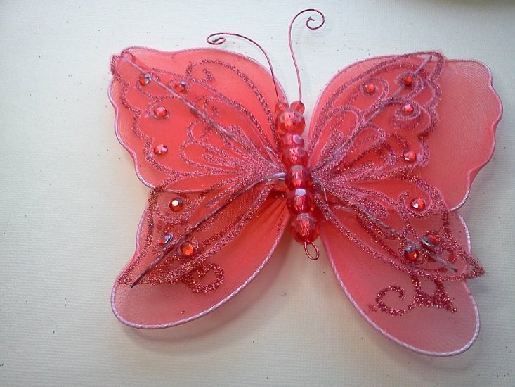 Extra Large Red Butterfly* - Click Image to Close