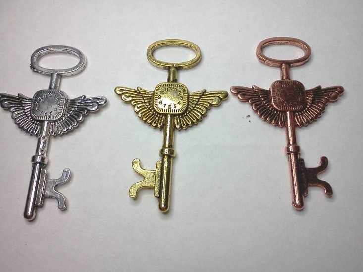 Steampunk Key Charms* - Click Image to Close