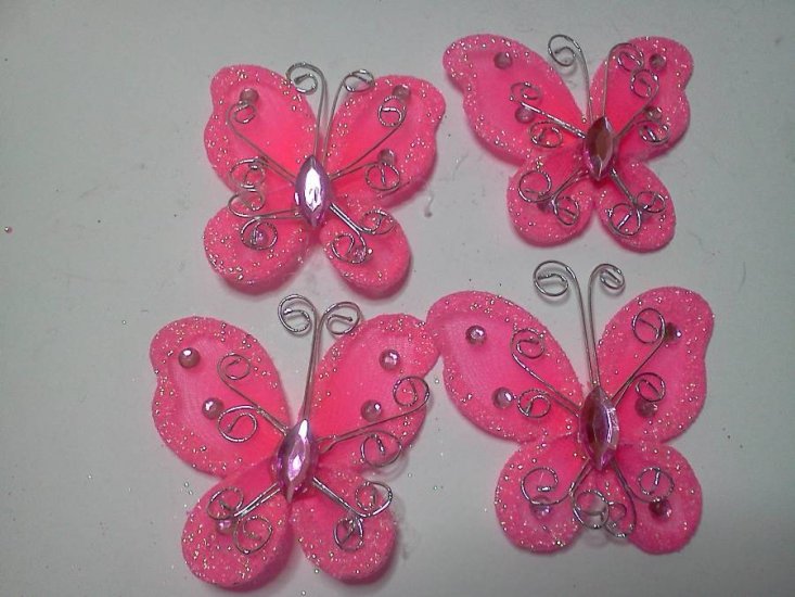 Pink Butterflies* - Click Image to Close