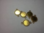 Gold Connector Bead Charms*