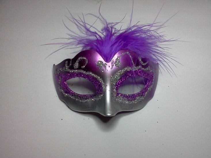 Purple/Silver Mask* - Click Image to Close
