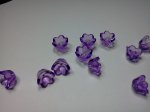 Purple Flower Beads*