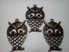 Antique Bronze Owls*