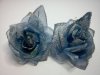 2 Glitter Blue Roses*