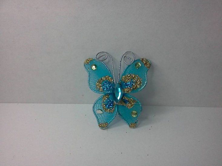 Turquoise Butterflies* - Click Image to Close