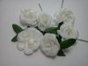 12 White Roses*
