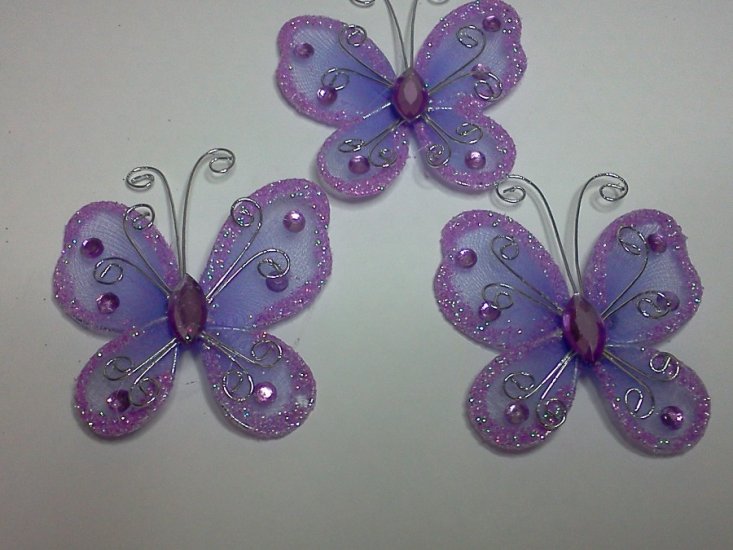 Lavender Butterflies - Click Image to Close