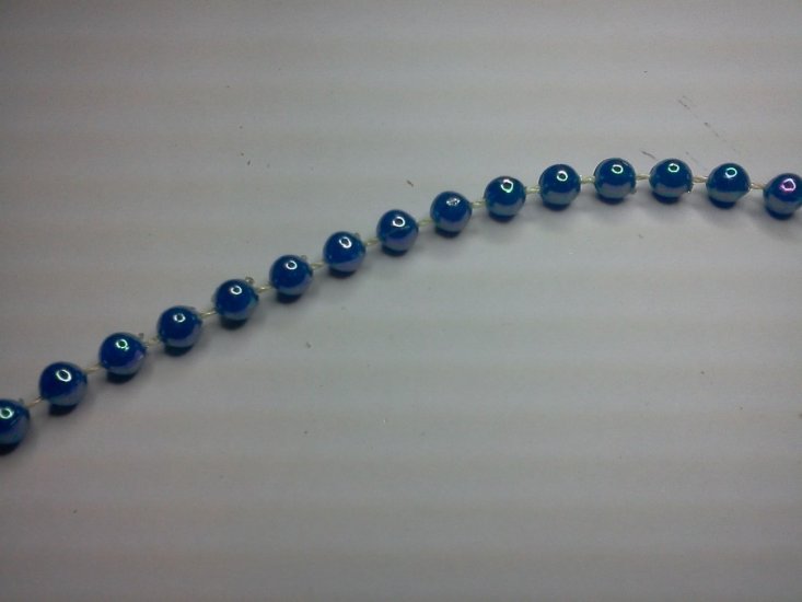 Blue Bead Trim* - Click Image to Close