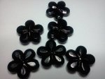 Black Flower Beads*