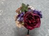 2 Mix Flowers with Brooch Pin*