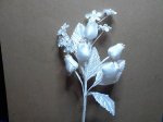 White Fabric Flowers*