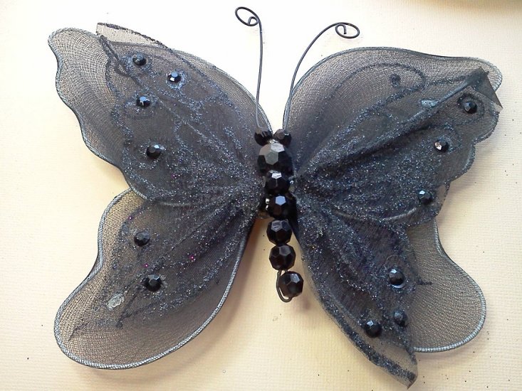 Extra Large Black Butterfly* - Click Image to Close