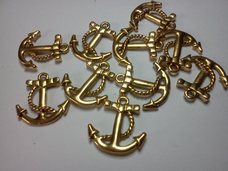 Antique Gold Anchors* - Click Image to Close