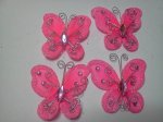 12 Pink Butterflies*