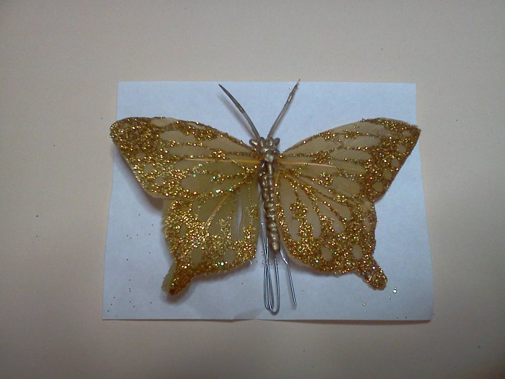 Gold Butterfly small - Click Image to Close