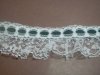 White Lace with Green Trim*