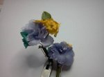 2 Mix Flowers with Brooch Pin*