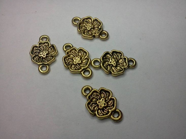 Flower Connector Bead Charms* - Click Image to Close