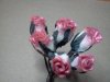 5 packs of Two Tone Mix Roses
