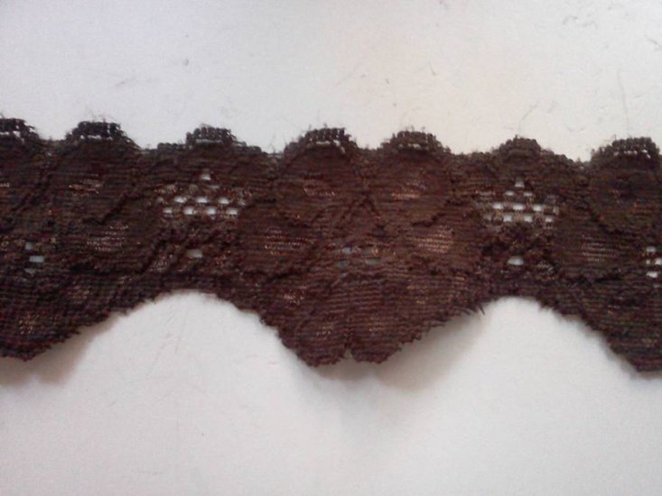 Brown Stretch Lace* - Click Image to Close