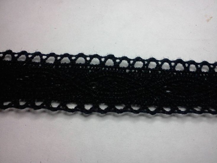 Black Cotton Lace* - Click Image to Close