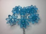 Acrylic Blue Flowers*