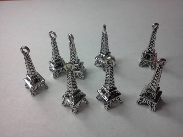 Silver Eiffel Towers* - Click Image to Close