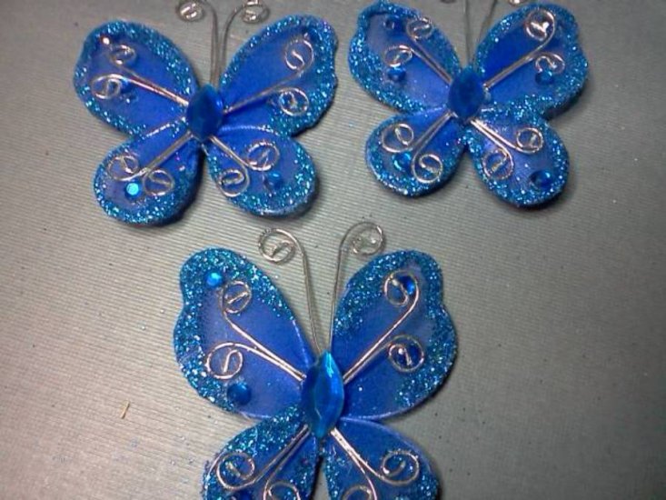 Royal Blue Butterflies* - Click Image to Close