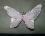 Pink Fabric Butterfly*