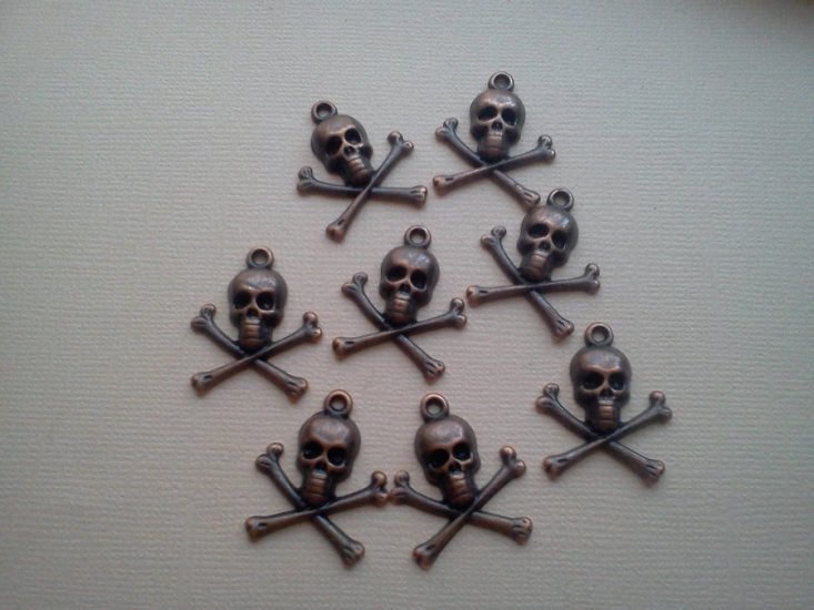 Skull and Bones Charms* - Click Image to Close