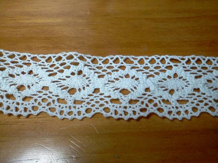White Cotton Lace* - Click Image to Close