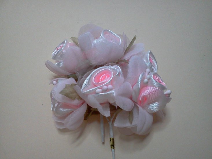 Pink Satin Roses* - Click Image to Close