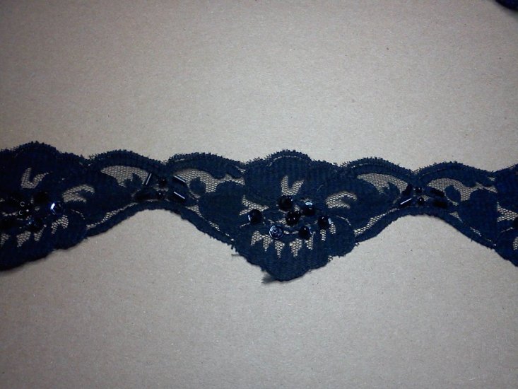 Black Lace with Beads* - Click Image to Close