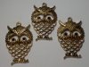 Antique Gold Owls*