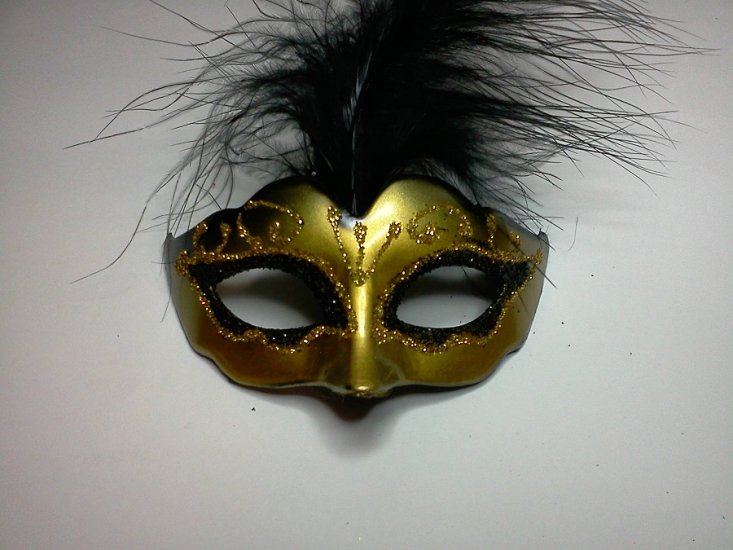 Black/Gold Mask* - Click Image to Close